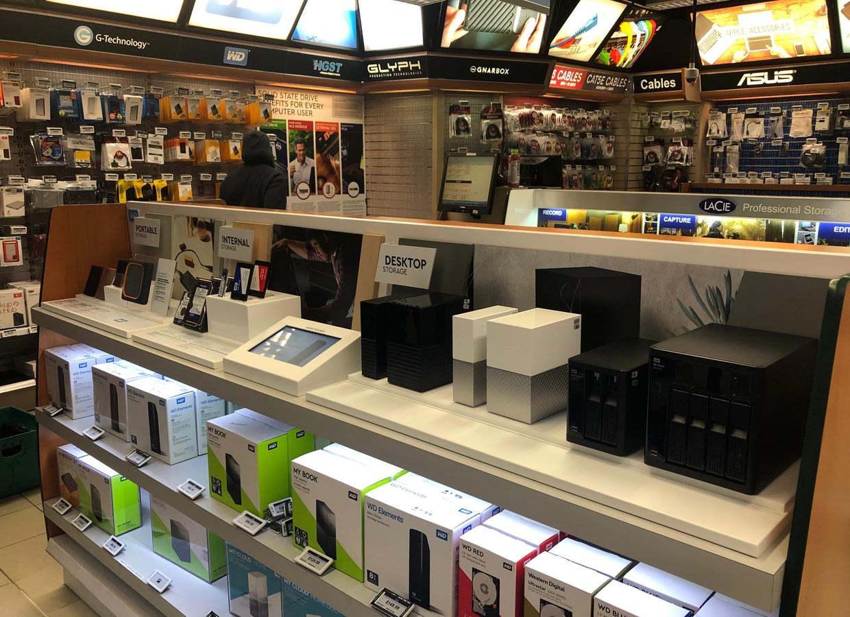 Western Digital Display at B&H Photo